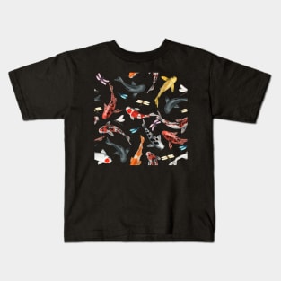 Koi and Dragonflies Kids T-Shirt